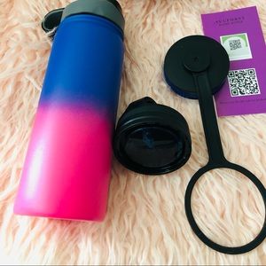 Water Bottle, 2 Extra Accessories -18 Oz